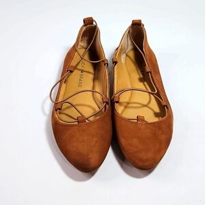 Lucky Brand 6M Brown Flats